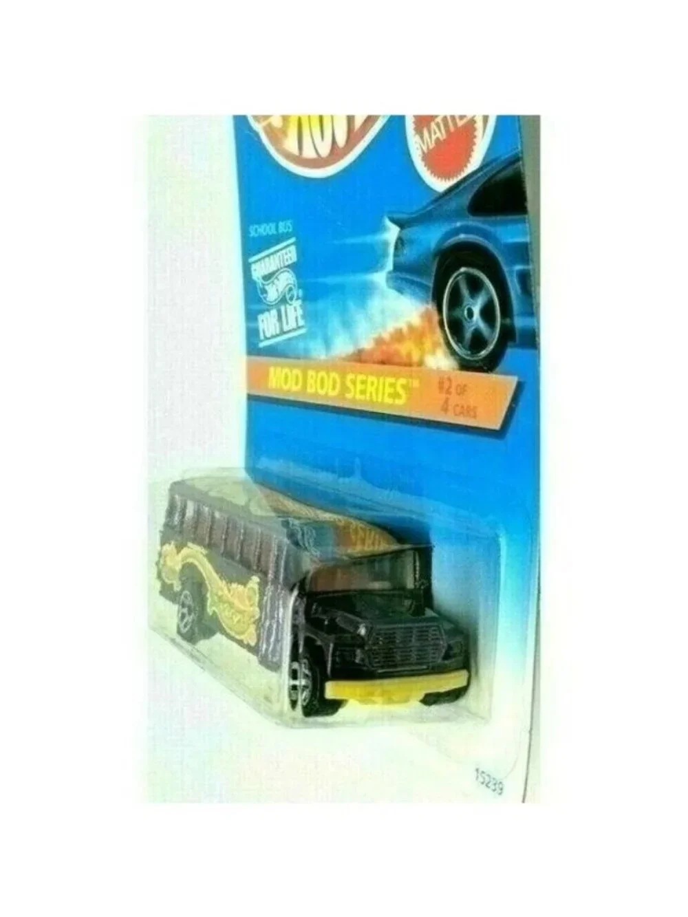 Vintage Die Cast Hot Wheels 1995 School Bus MOD BOD Series 2/4 397 Far-Out New